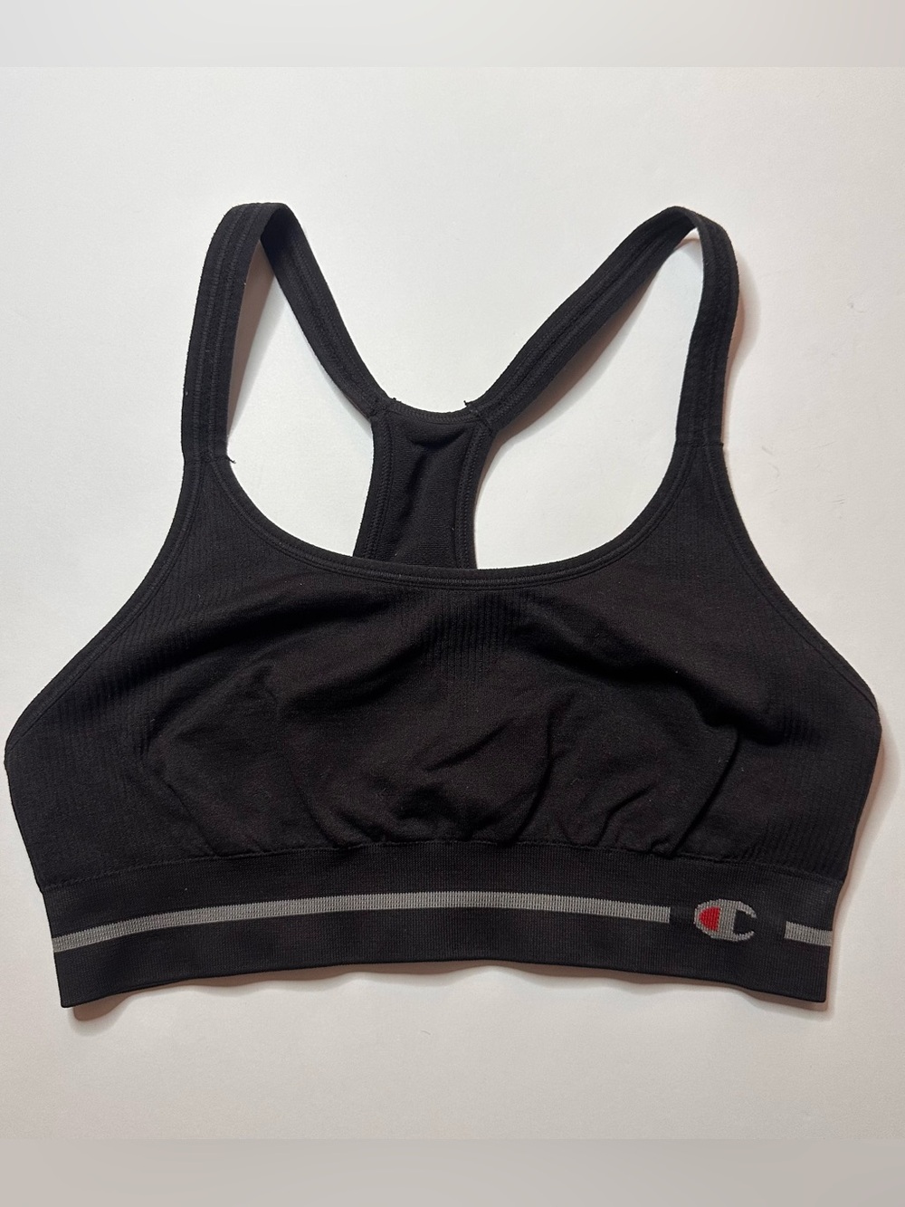 Champion Sports Bra Women’s Black Racerback Pullover ( no padding)
Size small